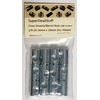 (12) Cross Dowels/Barrel Nuts - 1/4-20 16mm X 10mm Zinc-Plated
