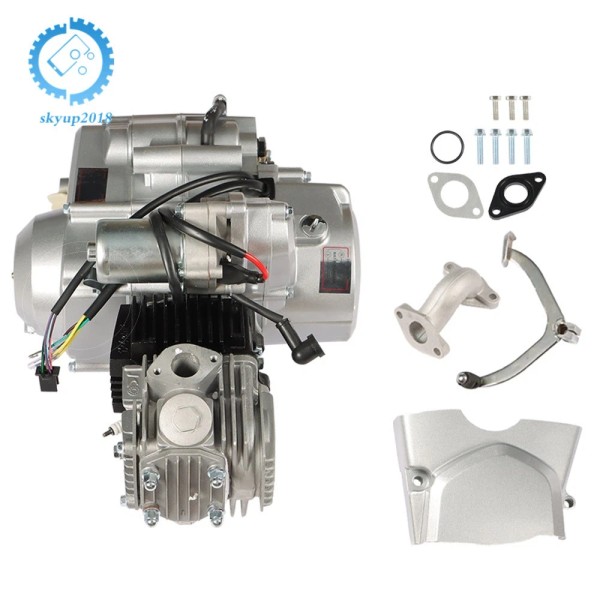 skyup2018 New 125CC 4-Stroke Engine Motor Semi-Auto Electric Start Reverse