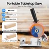 4" Mini Table Saw, 110V Micro Cutting Machine Portable Mini