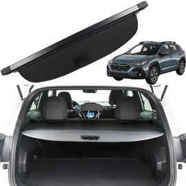 Liizoo Cargo Cover for 2024 Subaru Crosstrek Impreza 2025 Trunk Cover for Subaru XV Crosstrek Impreza Accessories Rear Trunk Security Cover Shielding Shade, Black