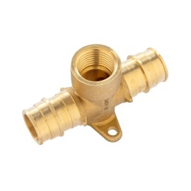 EFIELD Pex Expansion Fitting  3/4"Pex x3/4"PEX X 1/2" Female NPT Drop-ear Tee
