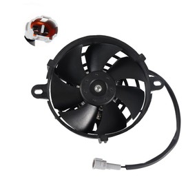 CMIYETO 5 Inch Radiator Fan Motorcycle Oil Cooler Water Cooler Electric Cooling Fan for Pit Dirt Bike Motocross ATV UTV Quad Go Kart Buggy CRF YZF Yamaha Kawasaki Suzuki GasGas Zongshen Vehicle Engine