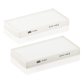 Original MANN-FILTER Interior Filter CU 1811-2 – Cabin air filter set (set of 2) – For passenger cars
