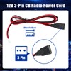 ZWEHKD CB Radio Power Cord 3 Pin 2-Wire CB Power