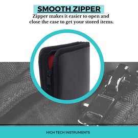 Soft Case Carry Bag Multifunction Empty Zipper Pouch With Straps Inside and Protective Flap To Build Your Own Kit Ideal for Medical Students Training Interns (Holds 8 Tools - 8"x6")