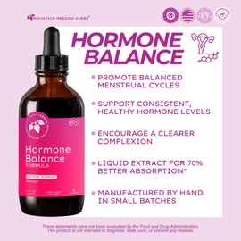 Mountain Meadow Herbs Womens Hormone Balance Supplement | Revitalize Your Well-Being - Natural Support for Women's Health & Vitality | 4oz