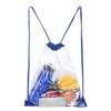PVC Drawstring Backpack Waterproof Foldable Transparent Drawstring Backpack Sports Drawstring