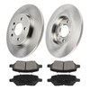 PHILTOP Rear Brake Pads and Rotors kit Fit for Buick