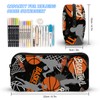 DOYULIK Basketball Theme Backpack Set for Kids,School Bookbag with Lunch
