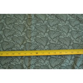 Thimbleberries By 1/2 Yd, Dark-Green Leaves on Green Cotton, Thimbleberries