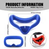 Compatible with Oculus Quest 2 Accessories, VR Silicone face Cover,