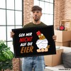 GEH Mir Nicht auf die Eierdoormat in 35 x 50
