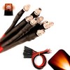 3mm 12V Pre-Wired Flashing Amber/Orange LED - Ultra Bright (Pack
