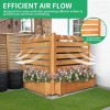 MOPHOTO Air Conditioner Fence Outdoor No-Dig Kit 36" W x