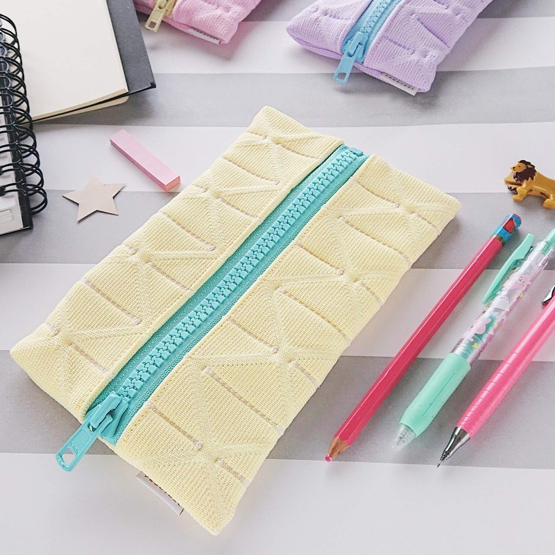 [PRODIGAL] oriami Pencil Case Pastel, Pastel Yellow, Casual