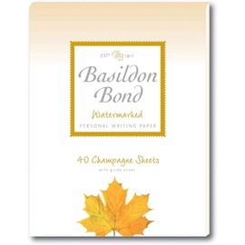 Basildon Bond No.2 Duke Champagne Letter Writing Set Includes Writing Pad & Envelopes