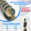 HIGHFIRE 29 Piece HSS Stepped Point Drill Bit Set 1/16"-1/2",