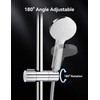 Magichome Shower Head Holder for 19-25MM Riser Rail, Adjustable Shower