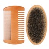 Kit de Cepillo y Peine para Bigote y Barba, Cepillo