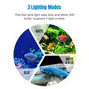 iKefe 7.5" White & Blue Submersible LED Aquarium Fish Tank