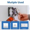 KONEWONG Wall Plate Spacer, 12 Pcs Outlet Spacers for Electrical