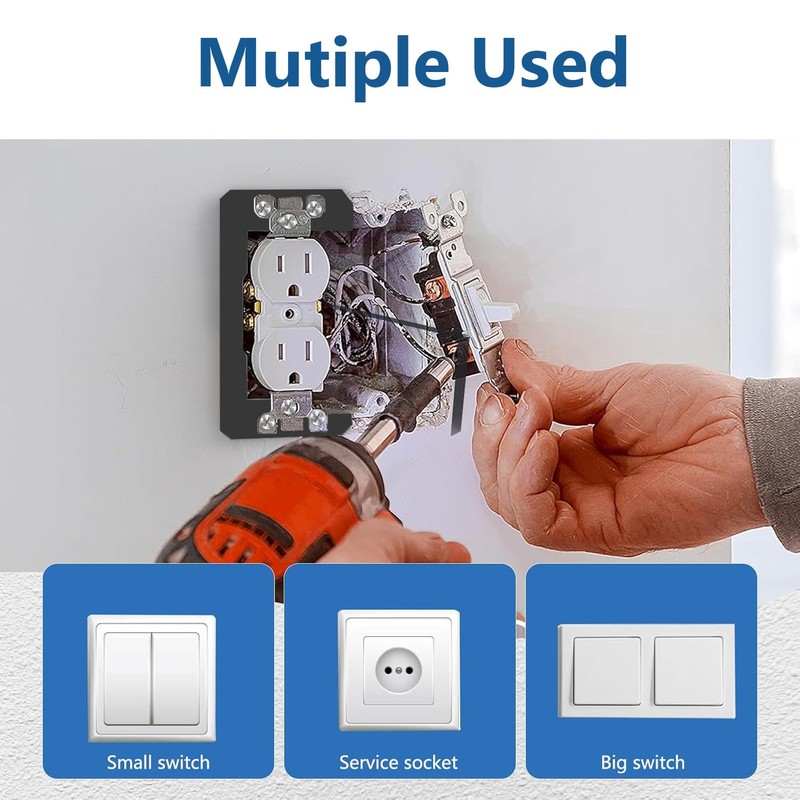 KONEWONG Wall Plate Spacer, 12 Pcs Outlet Spacers for Electrical