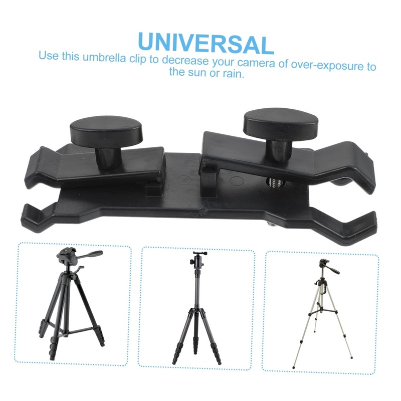 jojofuny 2pcs Tripod Umbrella Holder Clip for Photography Umbrella Bracket