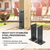 4" x 4" Inch Universal Post Base Fence Post Anchor