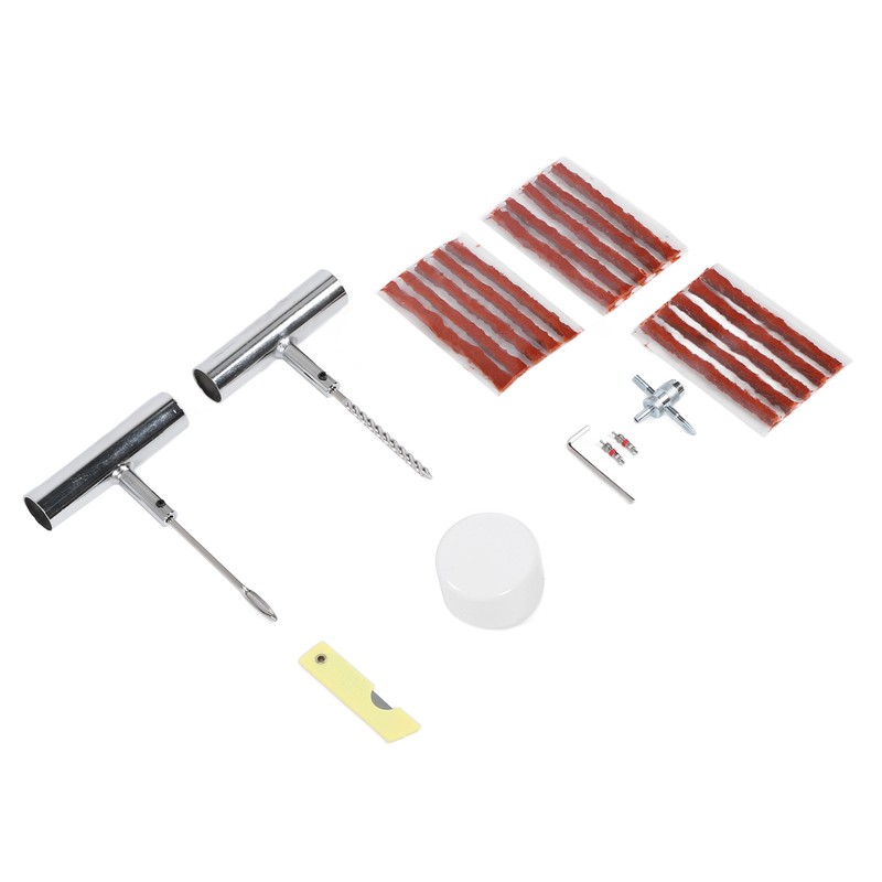 24Pcs Tire Repair Kit Heavy Duty Tire Plug Kit Universal