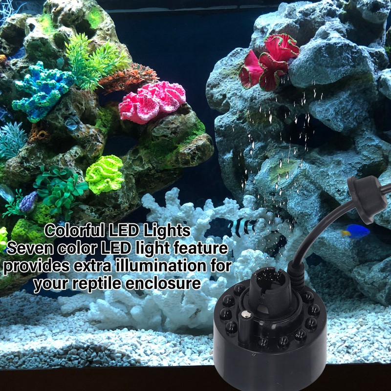 Reptile Mister Humidifier Professional Efficient Quiet Reptile Tank Fogger with
