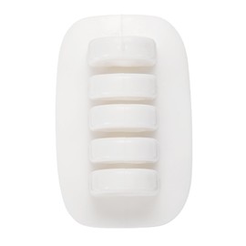 HARFINGTON 2pcs Cable Clips Silicone Cable Management for Cord Organizer Cable Clips Bedroom Nightstand Wire Desk Table Accessories Office Spaces Car, White