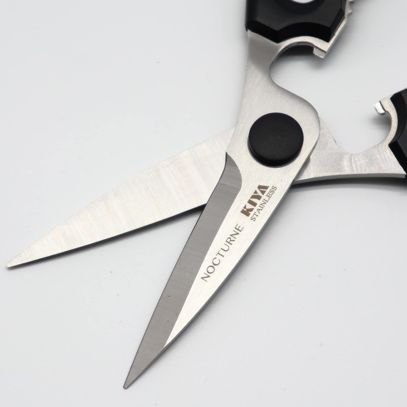 木屋 Kitchen Scissors Made in Japan Biodegradable Chopin Nocturnes Black