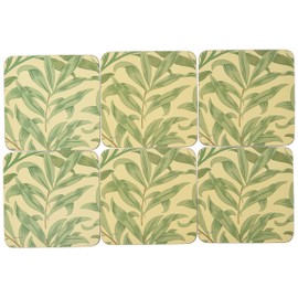 Portmeirion Home & Gifts Willow Bough Green Coasters S/6 (s), Multi-Coloured