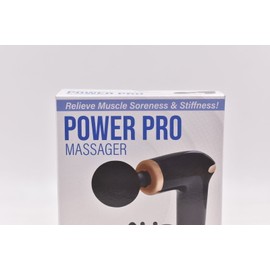 Pinnacle Power Pro Massager Gun, 6-speeds, 3200 Rpm, 4-massaging Heads