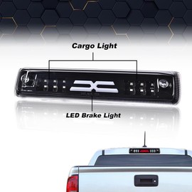 PIT66 Rear 3rd Brake Light, Compatible with Colorado/Canyon 2015-2018 X Type Led Bar High Mount Stop Light