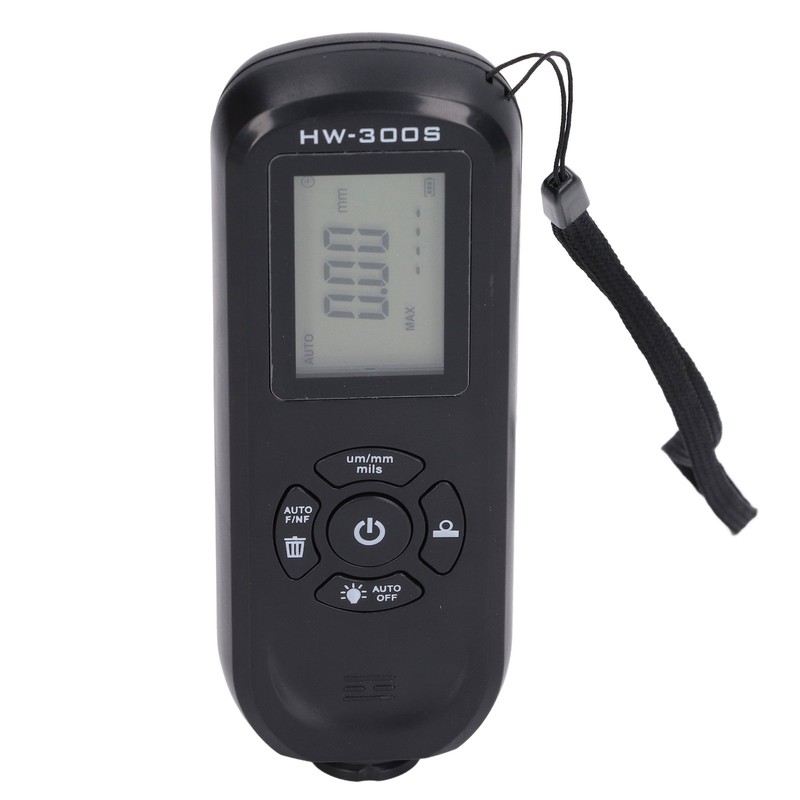 HW‑300S Coating Thickness Gauge Digital Backlight LCD Film Thickness Meter