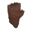 Harssidanzar GM037EU Men's Full Finger Goatskin Leather Touchscreen Motorcycle Fingerless