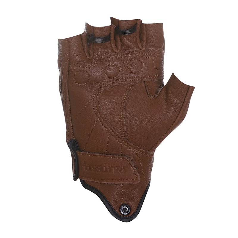 Harssidanzar GM037EU Men's Full Finger Goatskin Leather Touchscreen Motorcycle Fingerless