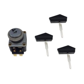 8 Pin Ignition Switch Fits Zündapp, Hercules, Kreidler & Puch - Includes 3 Keys Ignition On/Off Light Function
