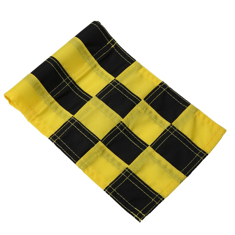 QANYEGN Golf Flagstick Mini, Checkered Practice Golf Hole Pole Cup