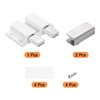 uxcell Glass Door Magnetic Catch Latch Closures with Clamp, 1