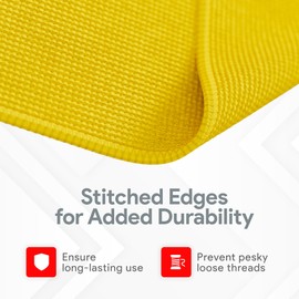 REXO® Microfibre Cleaning Cloth - Pack of 25, Reusable, Multi-Surface, Lint Free Cleaning Cloths - Stitched Edges, Ultra Absorbent, Soft, Durable for Kitchen, Car & More (5 Colours, 30x30 cm)