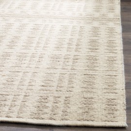 Safavieh Kilim Collection Premium Wool Area Rug, 5' x 8', Ivory/Light Grey