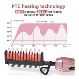 Dan Technology Peine Alisador Eléctrico 500 °c, Cerámico, Apagado
