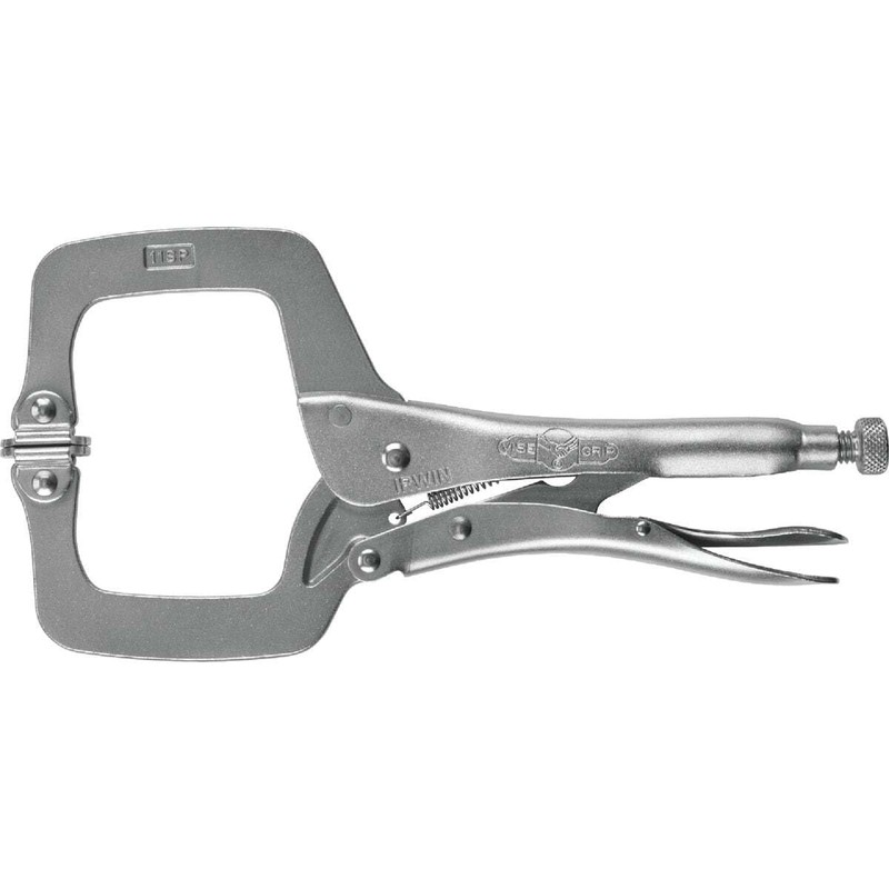 IRWIN VISE-GRIP Original Locking C-Clamp with Swivel Pads, 11", 20