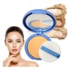 Polvo Compacto Matificador Fijador Base Maquillaje Natural