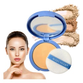 Polvo Compacto Matificador Fijador Base Maquillaje Natural