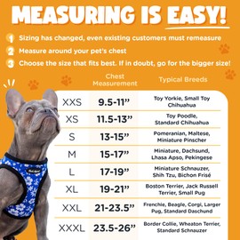 Plaid Mesh EZ Wrap Harness (Blue, Small) by Bark Appeal