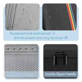 Yinke Case for Polaroid Originals Onestep 2 VF/Now I-Type/OneStep+ Instant Camera, Hard Protective Cover Travel Carrying Storage Bag (Black with Album)