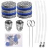 GOLD DEER 2 Sets Foam Cannon Orifice Kit, 1.1mm Stainless